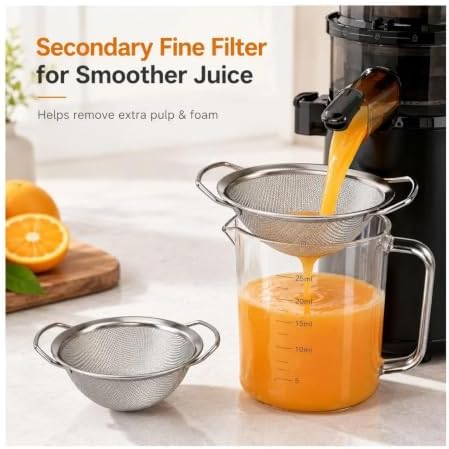 2 Pack Juice Strainer for Nama J2 and Ninja Cold Press Juicers, 304