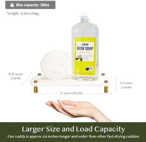 2PCS Absorbing Stone Soap Tray, Diatomaceous Earth