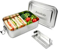 Anatole 304 Stainless Steel Bento Box 47oz Leak-Proof Lunch Box 1