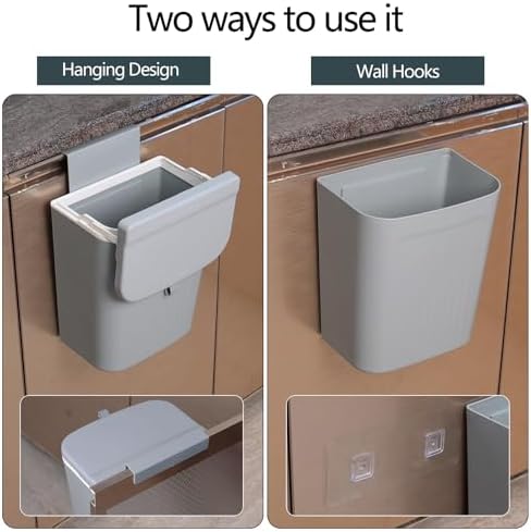 3.2 Gallon Plastic Hanging Kitchen Compost Bin