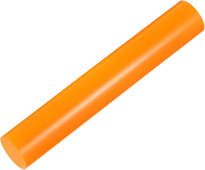 HARFINGTON Acrylic Clay Roller 6 Inch x 1 Inch Solid Non-Stick Plastic Round - Image 3