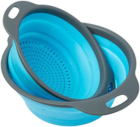 New Version 11Pack Silicone Kitchen Strainer Collapsible Colander with
