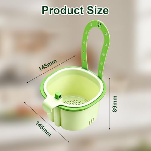 Hanging Sink Strainer Basket, Green