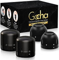 GOCHA Gadgets Wine Stopper and Champagne Stopper Set, 4 Pack, Black