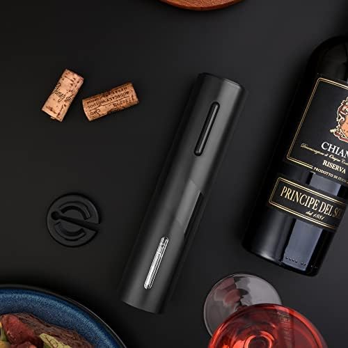 4-in-1 Electric Wine Opener Set – USB Rechargeable with Wine Decanter