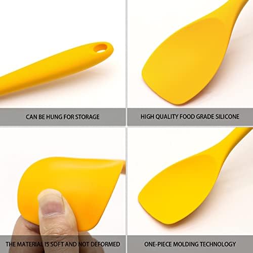 11-Piece Yellow Silicone Kitchen Utensils Set