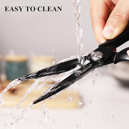 Sunnecko Kitchen Scissors All Purpose Heavy Duty Scissors Titanium