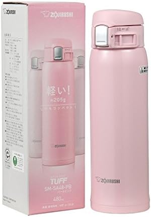 Zojirushi SM-SA48PB Stainless Steel Mug, 16-Ounce, Pearl Pink