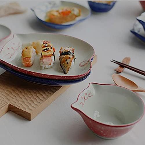 Salad Bowl Ceramic Salad Bowl 4 Pieces Set 24 Oz Can Overlap Creative