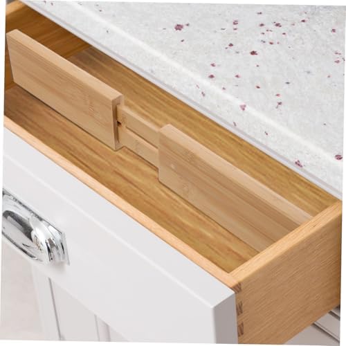 Levemolo Kitchen Drawer Dividers Bamboo Drawer Partition Cupboard