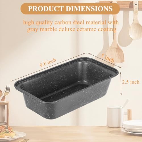 Walooza 8x4 Loaf Pan - Carbon Steel Bread Baking Pans for Homemade