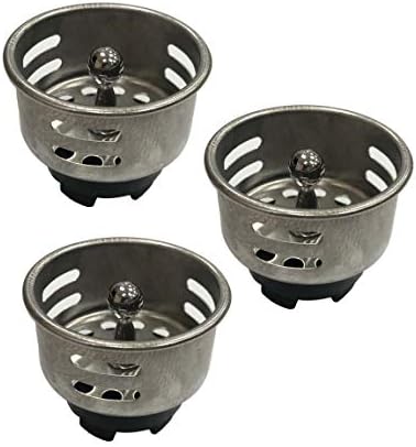 Stainless Steel Junior Duo Strainer Replacement Basket, 3 Pack