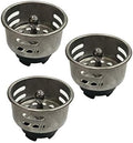 Stainless Steel Junior Duo Strainer Replacement Basket, 3 Pack