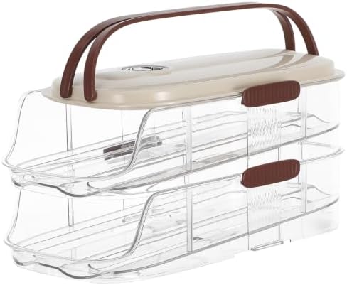 2 Tier Egg Rolling Dispenser for Fridge Side Door