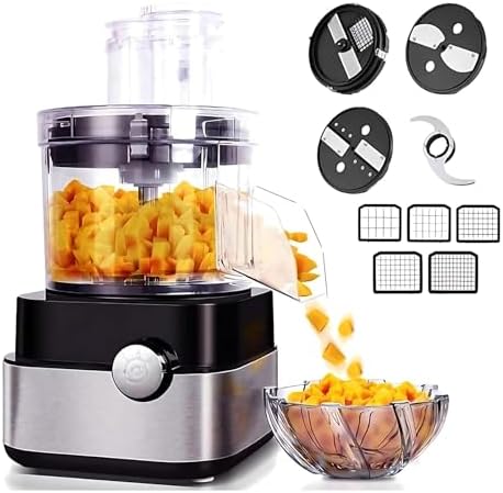 600W 5-in-1 Vegetable Dicing Machine & Meat Mincer
