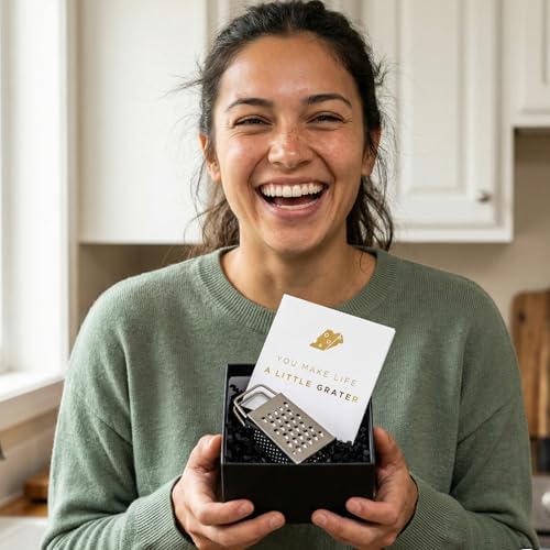 Mini Cheese Grater Gift Set, You Make Life a Little Grater Funny Chef