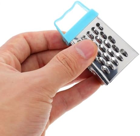 Ciieeo 6 Pcs Mini Cheese Grater Set, 4-Sided Stainless Steel Small Box