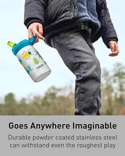 CamelBak Eddy+ Kids Stainless Steel Bite Valve Water Bottle 12oz