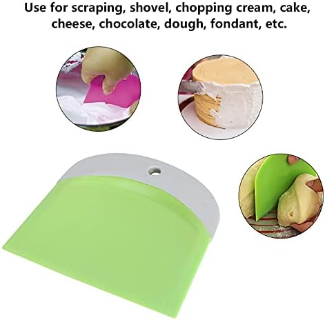 Dough Cutter and Flour Blender, 2PCS Cream Scraper,Pizza and Dough
