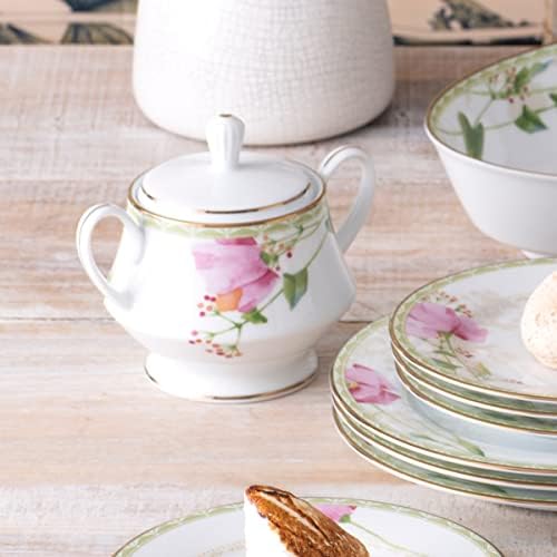 Noritake Poppy Place Sugar and Creamer Set