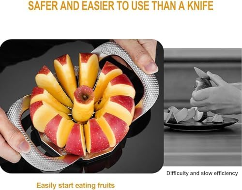 Zinc Alloy Apple Cutter, 7.87"x3.94"x1.18" (Black 12)