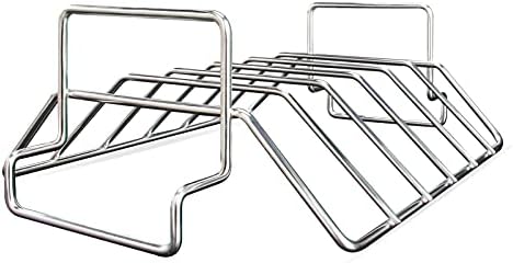 Rib Racks for Big Green Egg, Turkey Roasting Rack Smoking and Grilling