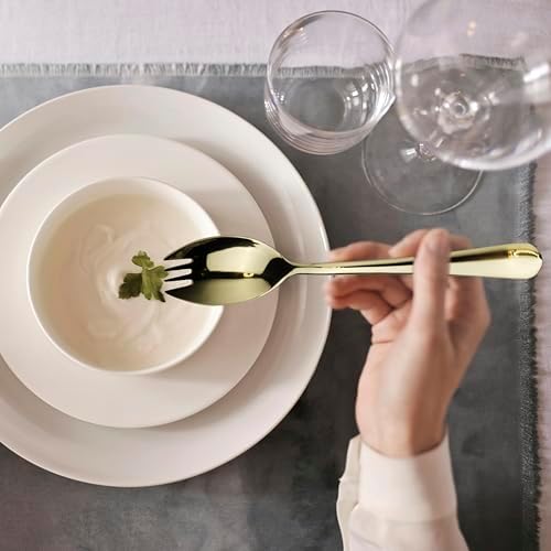 Alata Champagne Gold Mirror Sporks 4-Pack Set Stainless Steel Sporks