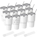 YOUKE OLA 12 Pack Insulated Tumbler Powder Coated Stainless Steel