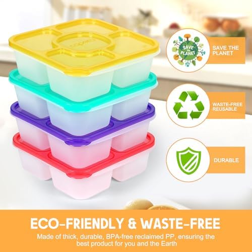 Caperci Original Lunchable Snack Containers for Kids & Adults