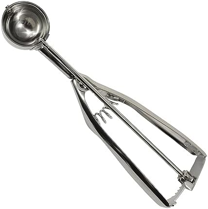 R&M Stainless Steel Cookie Dough Scoop 1.25" Diameter – Mini Portion