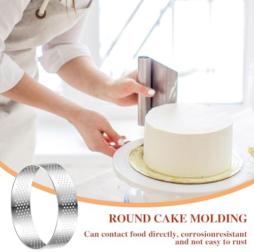 14Pack 2 Inch Stainless Steel Tart Ring,Mousse Tart,Crumpet Rings Cake