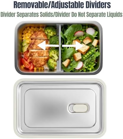 Modaniam Stainless Steel Bento Box, Stainless Steel Lunch Box for