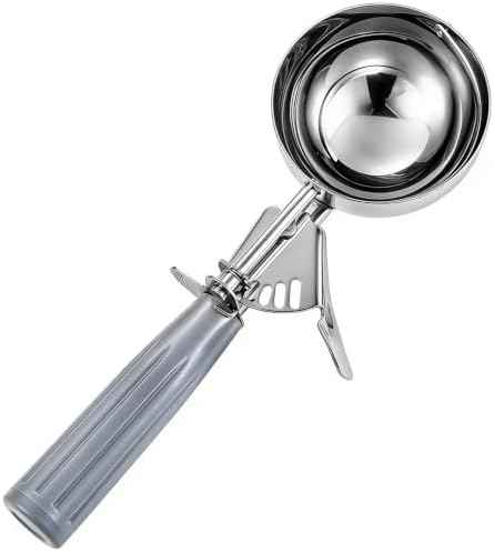 Saebye 4 oz Ice Cream Scoop With Trigger, #8 Scoop, 1/2 Cup Portion