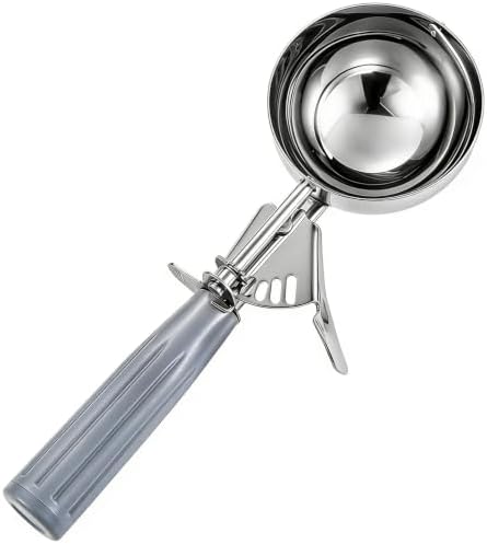 Saebye 4 oz Ice Cream Scoop With Trigger, #8 Scoop, 1/2 Cup Portion