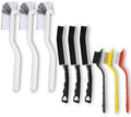 9 Pack Crevice Cleaning Brushes, Hard Bristle