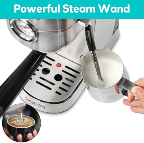 CASABREWS 20 Bar Espresso Machine with Milk Frother