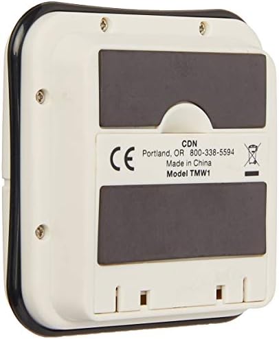 CDN Waterproof Kitchen Timer, 90-Second Alarm, TMW1