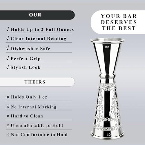 Pafusen Jigger for Bartending, Japanese Professional Cocktail Jiggers
