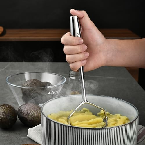 Potato Masher Stainless Steel 304 Heavy Duty for Mashed Potatoes