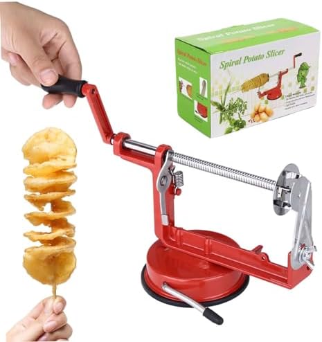 Electric Slicers,Peeler, Potato Spiral Cutter 3 in 1 Potato Peeler