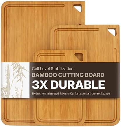 Koppen Bamboo Cutting Board, Hydrothermal Cell-Level Wood