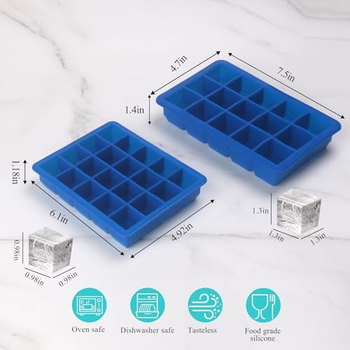 1 Tbsp & 2 Tbsp Silicone Freezer Molds - Perfect for Storing Garlic