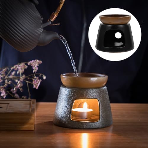 Ceramic Teapot Warmer Candle Holder Base for Tea Ceremony and Bars
