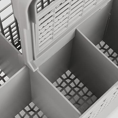 Universal Dishwasher Cutlery Basket with Foldable Handle, 7