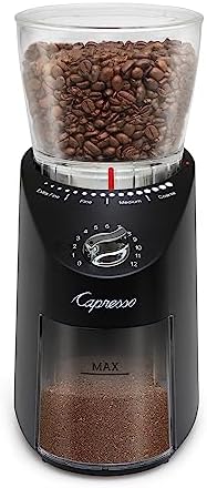 Capresso Infinity Plus Conical Burr Grinder, Black