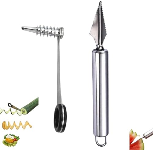 2-Piece Spiral Cutter and V-Shape Carving Tool Set