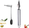 2-Piece Spiral Cutter and V-Shape Carving Tool Set