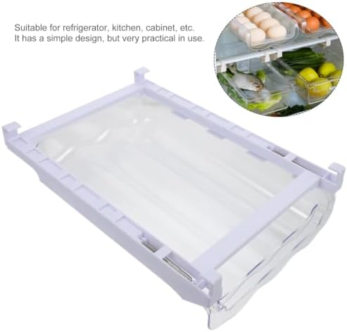 Balacoo Hanging Wave-shape Egg Holder Drawer for Refrigerator Plastic
