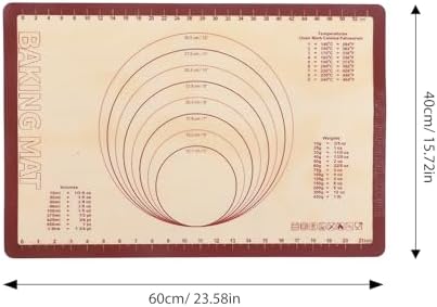 Silicone Baking Mat Non-stick Baking Cooking Mat 40x60cm Heat