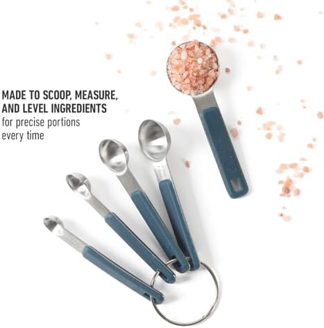 Calphalon Prime Measuring Spoons, Plastic Measuring Spoon Set, 5-Piece